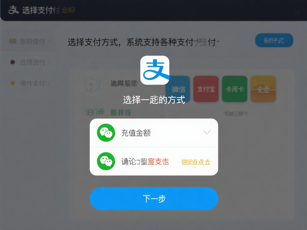 选择支付方式：系统支持多种支付方式，如微信、支付宝